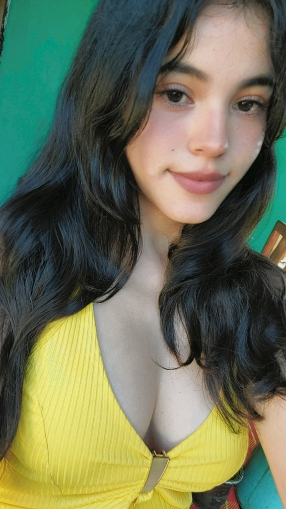 Woman looking into the camera